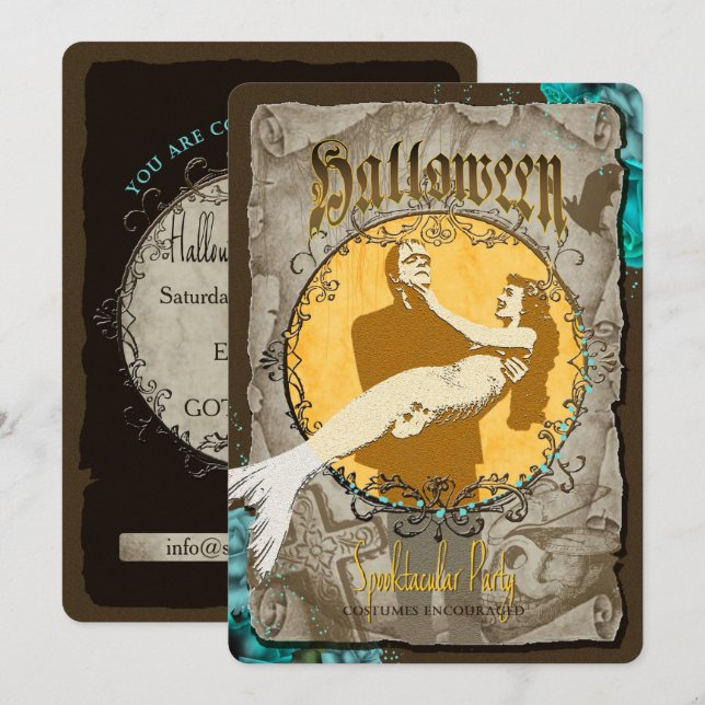 HALLOWEEN 2 - Invitation Card (Front/Back)