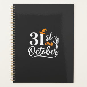 Halloween 31st October Pumpkin Witch Hat Design_1 Planner