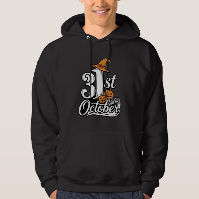 Halloween 31st October Typography Shirt Design_1 (Front)