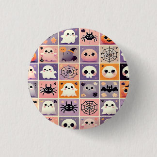 Halloween 3 cm round badge