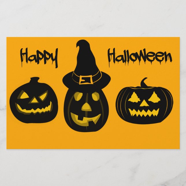 Halloween 3 stationery (Front)