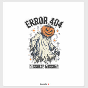 Halloween 404 Costume Pumpkin Ghost Error Design_1