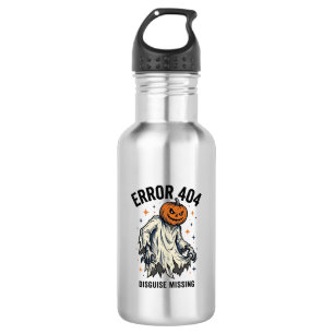 Halloween 404 Costume Pumpkin Ghost Error Design_1 532 Ml Water Bottle