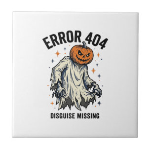 Halloween 404 Costume Pumpkin Ghost Error Design_1 Tile