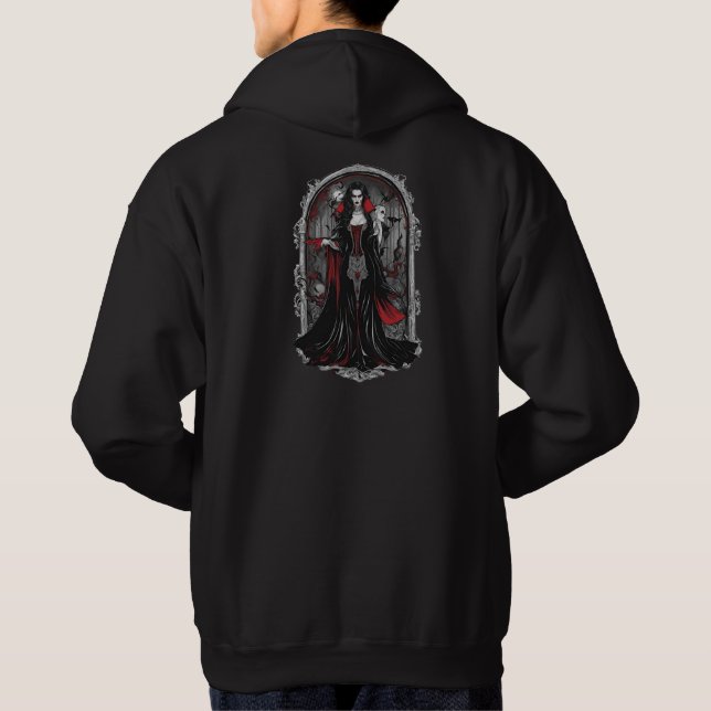 Halloween 4 vampire, scary monster, horror,  hoodie (Back)