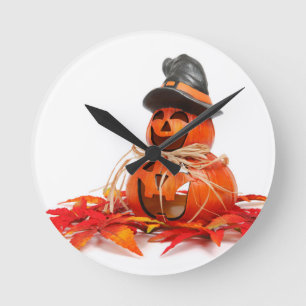 Halloween 5 round clock