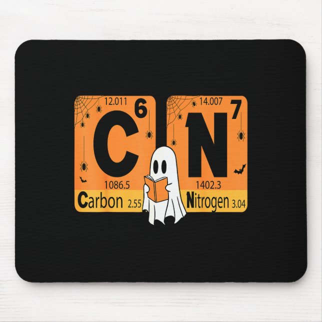 Halloween 67 Meme Science Chemistry Humour Periodi Mouse Mat (Front)