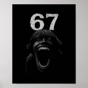 Halloween 67 Scp Horror Face Scary Costume Shirt H Poster