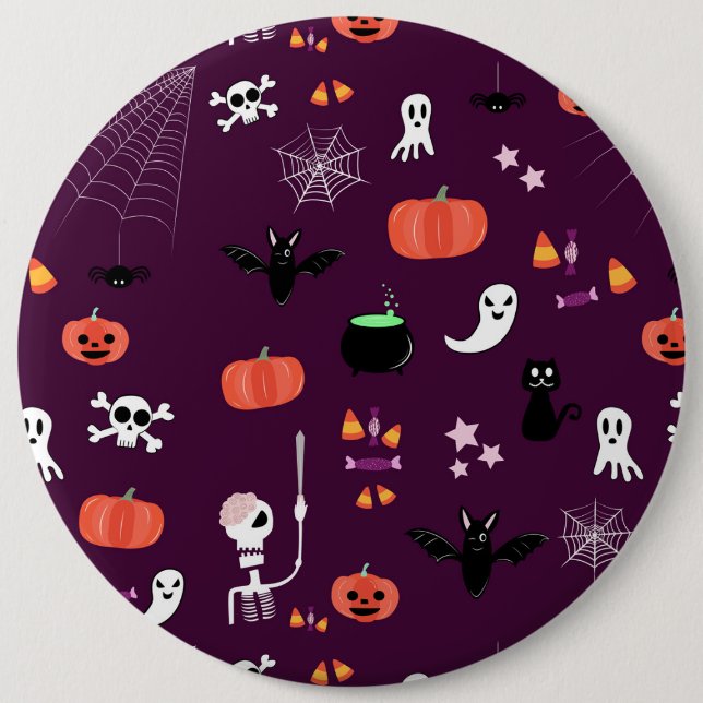 Halloween 6 Cm Round Badge (Front)