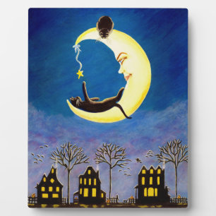 Halloween 8 x 10 easel backed art "Salem's Star" Plaque