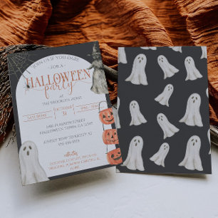 Halloween 90s Aesthetic Party Invitation