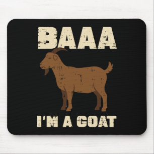 Halloween A Im Goat Funny Animal Costume Men Women Mouse Mat