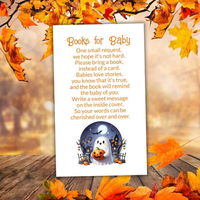 Halloween A Little Boo Books for Baby Enclosure Card (Creator Uploaded)