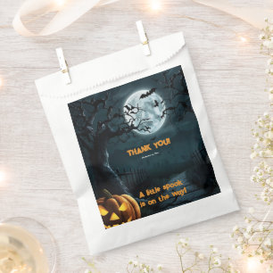 Halloween A Little Spook Pumpkin Baby Shower Favour Bags