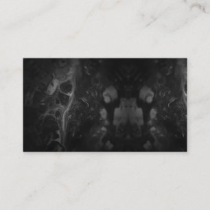 Halloween Abstract Spiderweb Acrylic Fluid Pour Sp Business Card