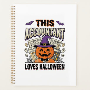 Halloween Accountant Funny Spooky Tax Season_1 Planner