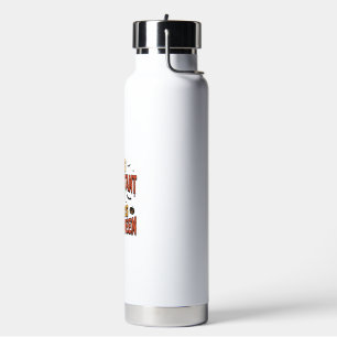 Halloween Accountant Vintage Ghost Shirt Design_1 Water Bottle