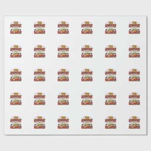 Halloween Accountant Vintage Ghost Shirt Design_1 Wrapping Paper
