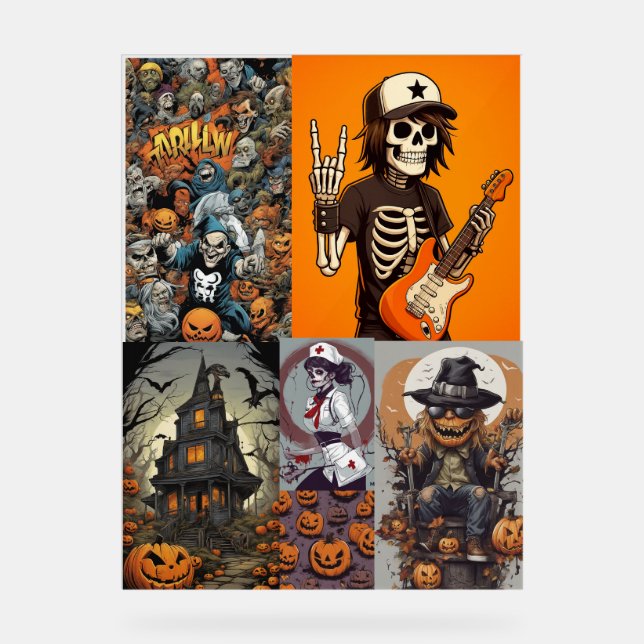 HALLOWEEN ACRYLIC SIGN (Front)