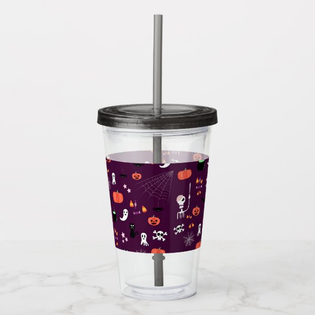 Halloween Acrylic Tumbler (Front)