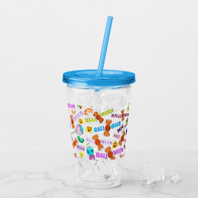 Halloween Acrylic Tumbler (Back Ice)