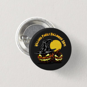 Halloween Add Family Name Year Customise 3 Cm Round Badge