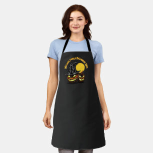 Halloween Add Family Name Year Customise  Apron