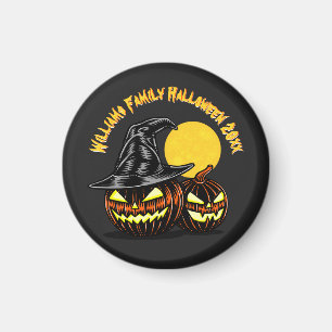 Halloween Add Family Name Year Customize Magnet