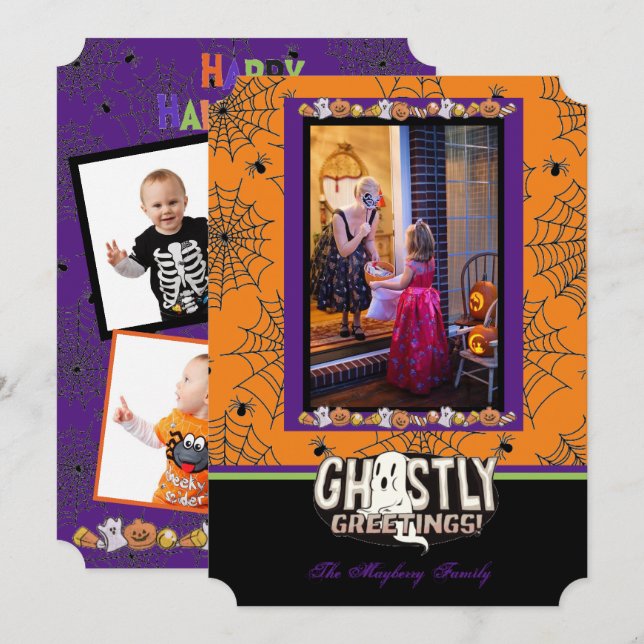 Halloween Add Your Photo (Front/Back)