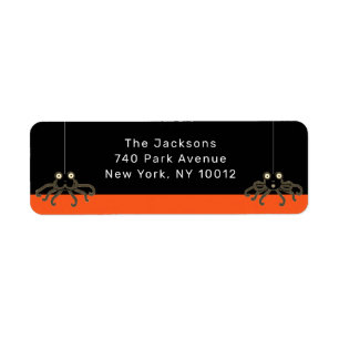 Halloween address labels