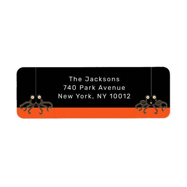 Halloween address labels (Front)