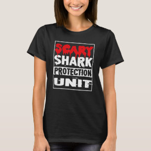 Halloween Adult Costume Shark Scary Protection Uni T-Shirt