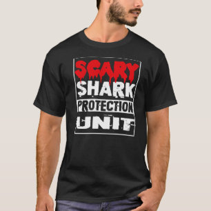 Halloween Adult Costume Shark Scary Protection Uni T-Shirt