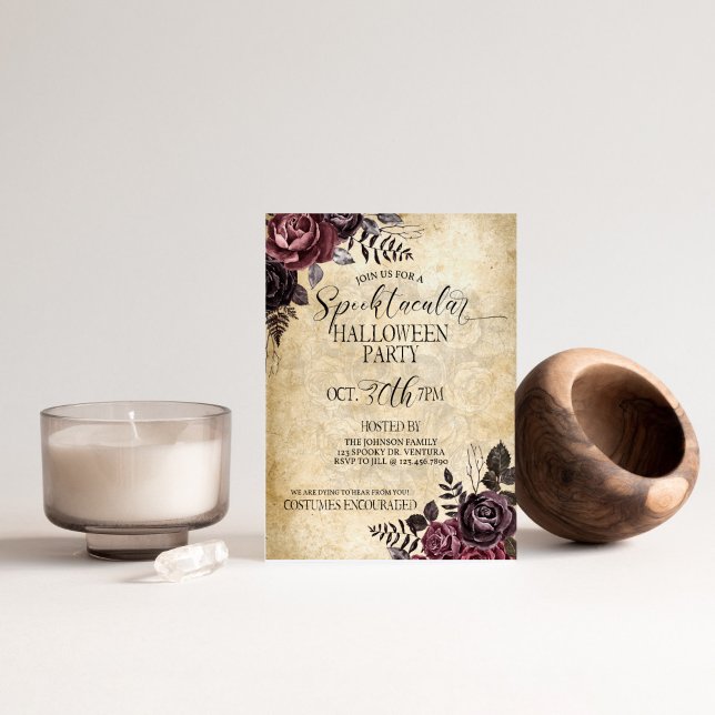 Halloween, Adult Halloween, Costume Party, Costume Invitation (Creator Uploaded)