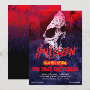 Halloween Adult Party Invitation