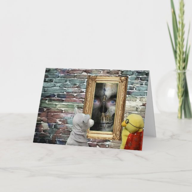 Halloween Adventure. Greeting Card (Front)