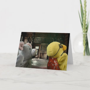 Halloween Adventure. Greeting Card