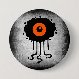 Halloween Alien Cyclops Button
