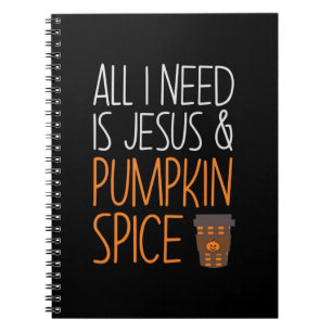 Halloween All I Need Is Jesus And Pumpkin Birthday Notebook