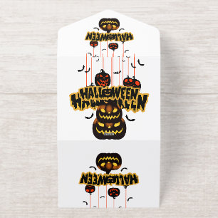 Halloween  all in one invitation