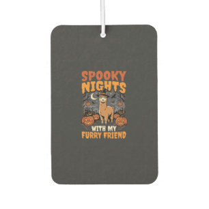 Halloween Alpaca Night Car Air Freshener