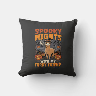 Halloween Alpaca Night Cushion