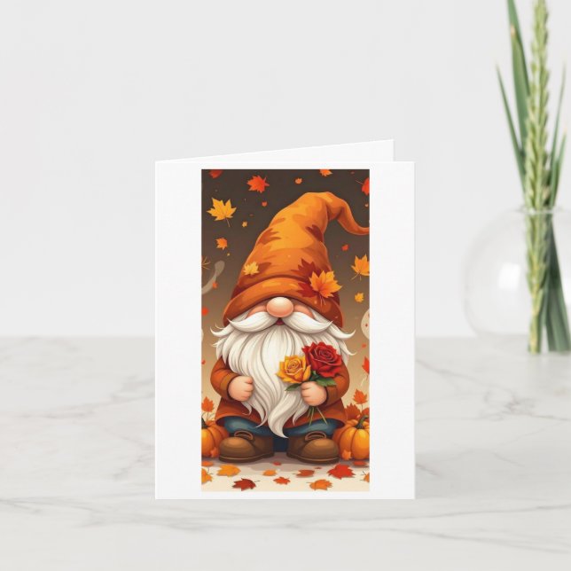 halloween and autumn greetings card (Front)