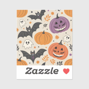 Halloween and autumn pattern