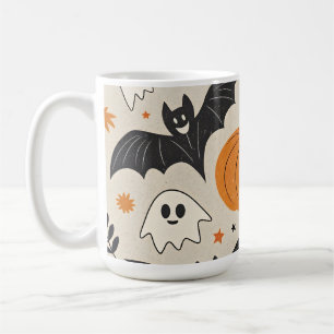 Halloween and autumn pattern coffee mug