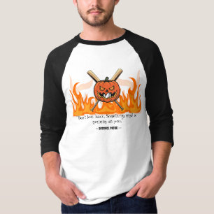Halloween and Baseball T shirt