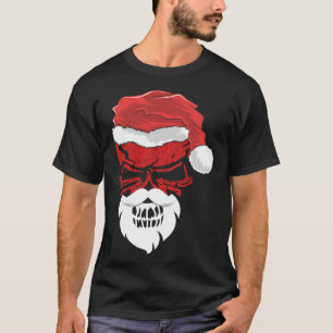 Halloween and Christmas Skull Graphic Tees Hallowe