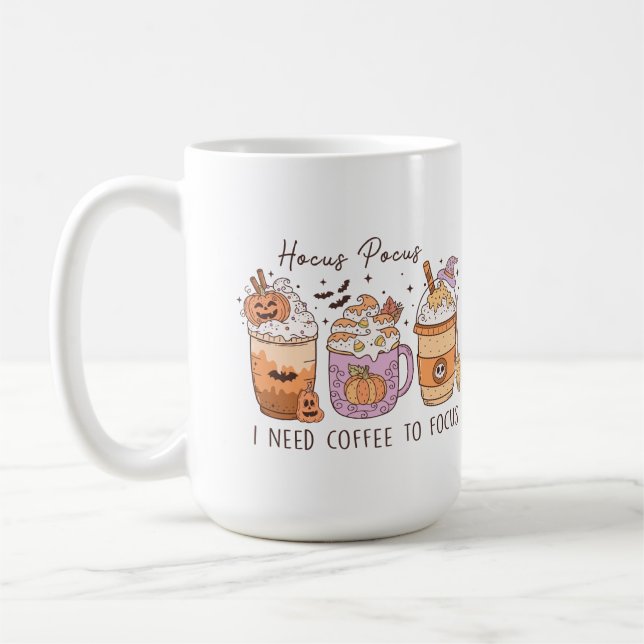 Halloween and Coffee Coffee Mug (Left)