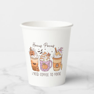 Halloween and Coffee Paper Cups