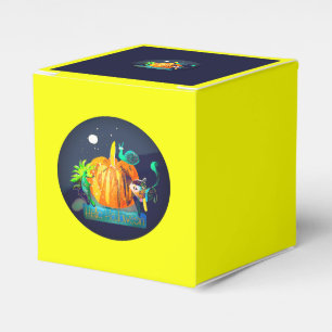 Halloween Animals & Pumpkin Trick or Treat Favour Box